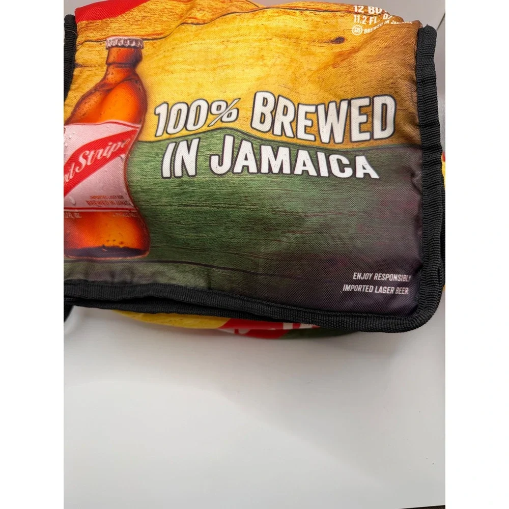 Red Stripe Beer Insulated Cooler Jamaican Lager Soft Lunch Box Shoulder Strap